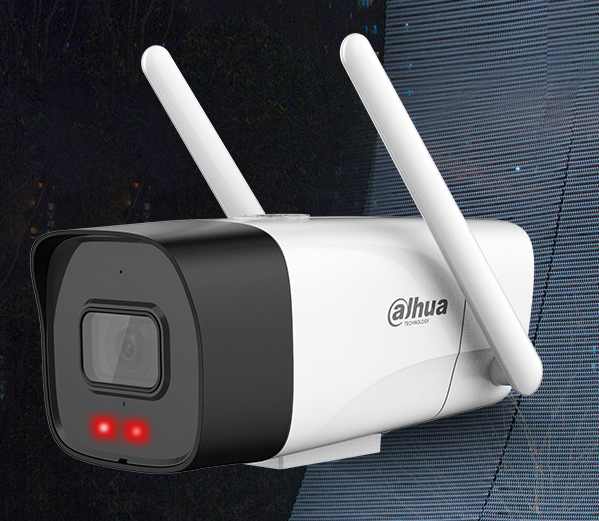 大华高清双天线wifi家用安防监控摄像头 双向通话 语音对讲 室外防水 可插TF卡含128G卡