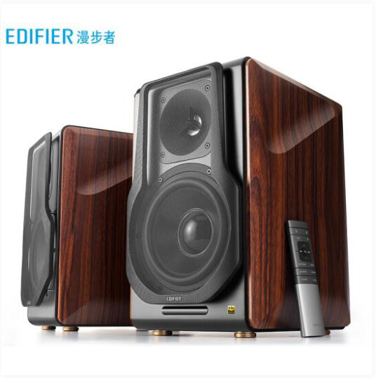 漫步者（EDIFIER）S3000 无线HIFI 书架式立体声有源音箱 客厅音响 电视音响