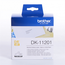兄弟 DK-11201 标签机色带 29mm*90mm白底/黑字(纸质400张) (单位:卷)