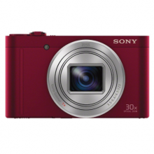 索尼（SONY） 便携数码相机 卡片机  家用相机 DSC-WX500红色