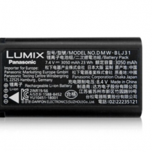 松下（Panasonic）DMW-+BLJ31GK 电池 