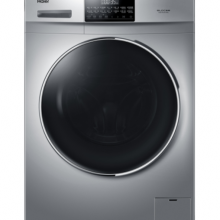 海尔 洗衣机 XQG100-B12926 能效一级 10公斤滚筒全自动洗衣机 家用变频 触控面板 下排水 功率600W银白色(单位:台)