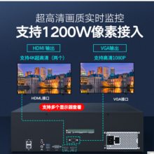 硬盘录像机 96000N-I系列4K NVR  DS-96128N-I16(标配)(11×6T AI盘)