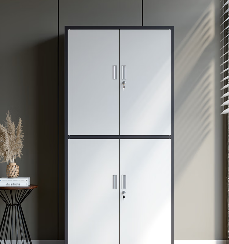 北旗科技 储物柜灰白薄边通双节