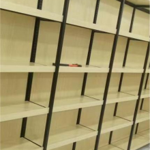 得力钢木结构仓储展示货架90厘米长（组）