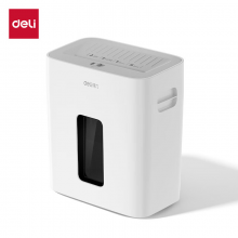 得力（deli）GA230办公家用小型碎纸机德国4级保密文件粉碎机 单次碎6张 连碎5分钟 15L大容量 4*18mm碎纸效果