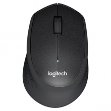 罗技（Logitech）M330 无线鼠标 舒适曲线 黑色 M275升级版