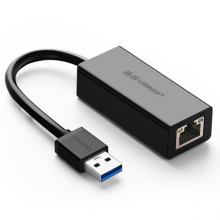 办公绿联（UGREEN）USB3.0千兆有线网卡转RJ45网线接口转换器20256