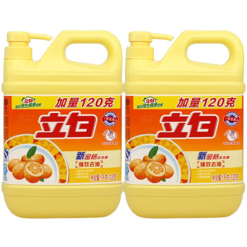 办公用品 立白洗洁精柠檬去油洗洁精1.5kg