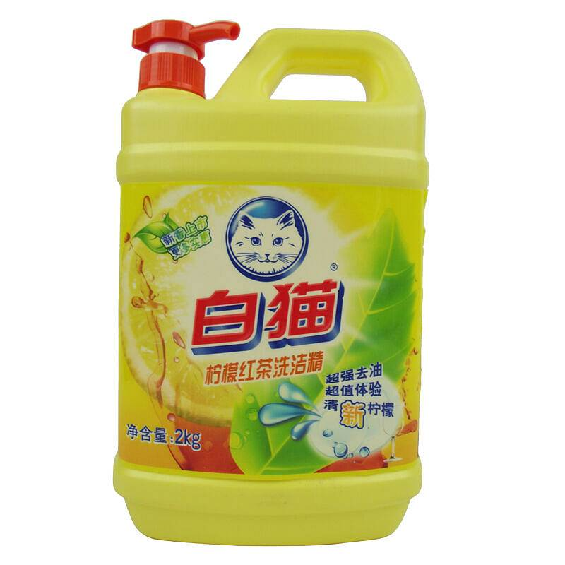 白猫 2kg 柠檬薄荷洗洁精