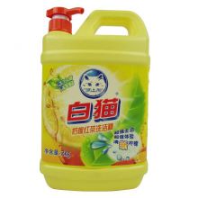 白猫 2kg 柠檬薄荷洗洁精