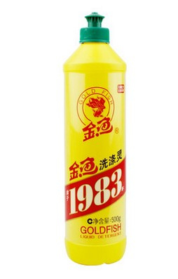金鱼洗涤灵500g 瓶装洗洁精