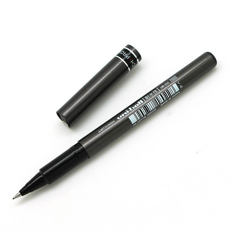 三菱 UB-155 中性笔 0.5mm 10支/盒(单位：盒) 黑色