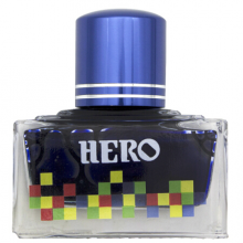 英雄（HERO）钢笔/签字笔钢笔墨水 非碳素染料型彩色墨水系列 7102彩墨蓝黑色