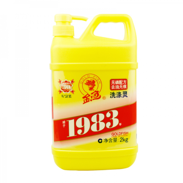 金鱼新香型无磷洗涤灵2L