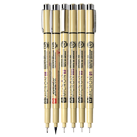 日本美辉4600彩色针管笔0.05MM