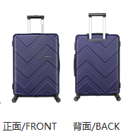 美旅 四轮旋转拉杆箱68/25英寸-深蓝色TE1*61002