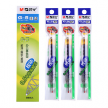 晨光(M&G)文具G-5B蓝色0.5mm按动子弹头中性笔芯 签字笔替芯 水笔芯(K35/S01适用)（计价单位：支） 