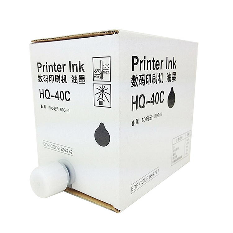 理光（Ricoh） HQ-40C 黑色 墨盒 墨水 油墨 (适用 DD4440C/4440PC/4450C/4450PC/4450P)