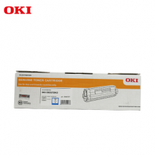 OKI C833dn LED激光打印机青色墨粉盒原厂原装耗材10000页货号：46443107 