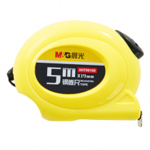 晨光(M&G)文具5m自锁钢卷尺 办公/家庭装修通用尺子 精准测量钢卷盒伸缩尺 单个装AHT99108 