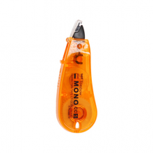 蜻蜓（Tombow）6米修正带 炫彩迷你学生用涂改带  CT-CC5C 橙色 （CT-CC5C50橙色5mm）