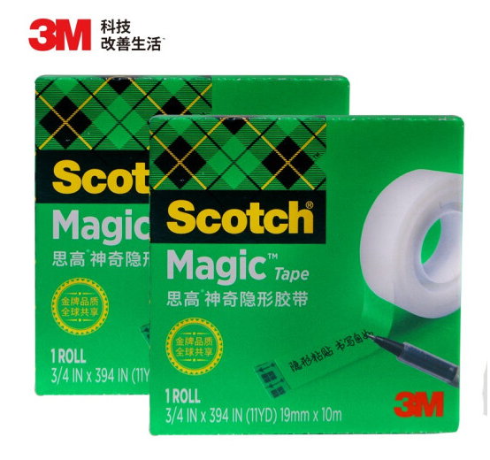 思高盒装神奇隐形胶带19mm*10m(3/4)810