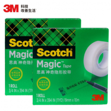 思高盒装神奇隐形胶带19mm*10m(3/4)810