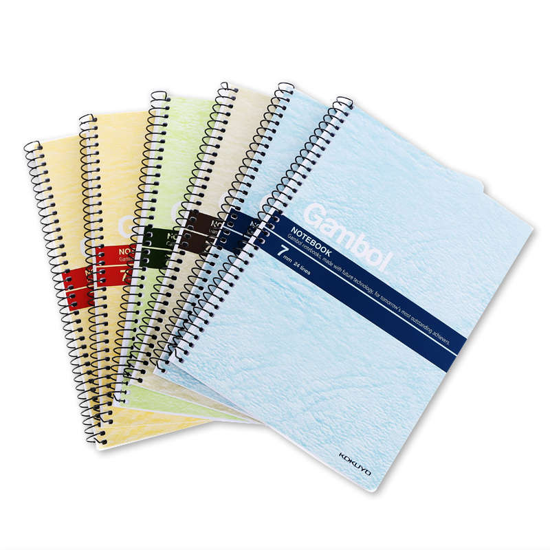 渡边(Gambol)螺旋装订本A5/80页6本/包wcn-S5807