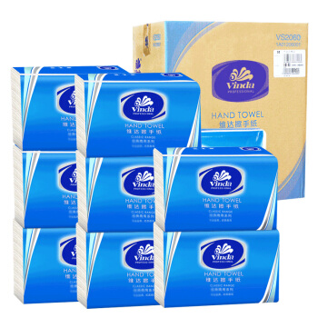 维达200张三折擦手纸V2060