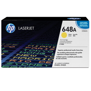 惠普（HP）CE262A 648A 黄色硒鼓(适用CP4025 CP4525 系列)约11000页 