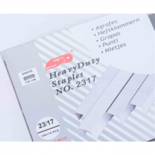 旗文 STD旗文2317加厚型订书针 23/17厚层订书针 重型钉书针订140张 