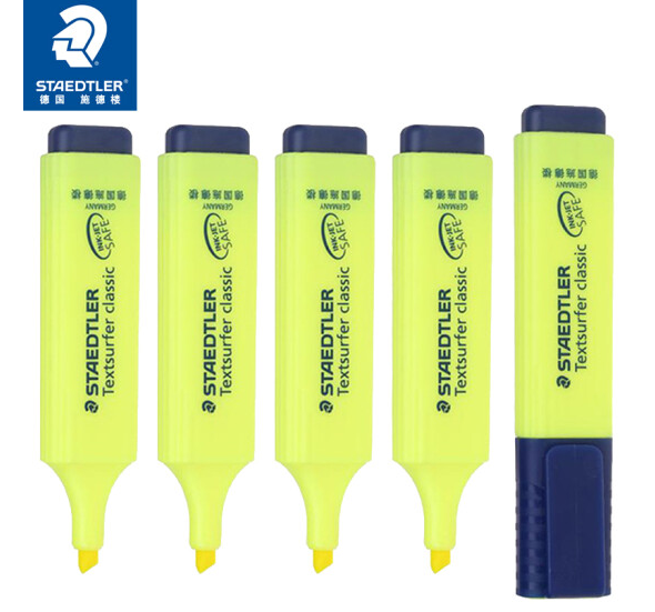 施德楼(STAEDTLER)黄色荧光笔364-1