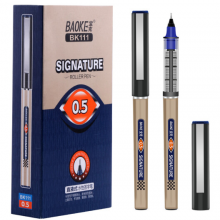 宝克直液式水性签字笔0.5蓝色BK111