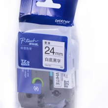 兄弟（brother）Tze-Z451 24mm红底黑字标签色带