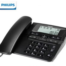 飞利浦(PHILIPS）电话机座机CORD118黑色