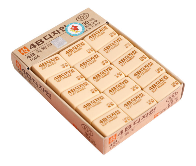 东亚100A橡皮 大号 4b美术专用橡皮擦 绘图橡皮 