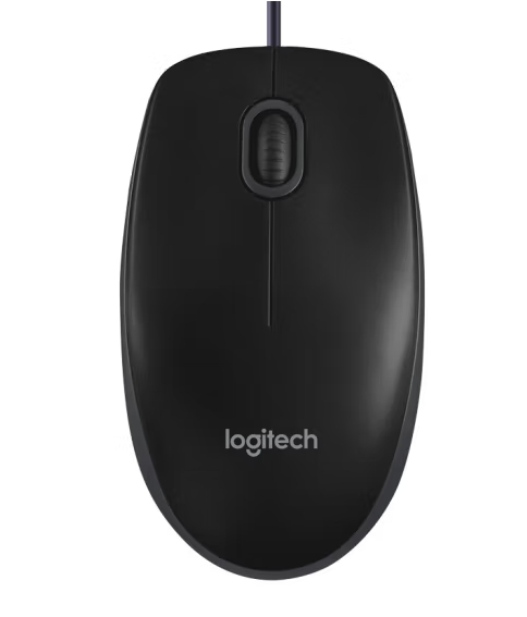 罗技（Logitech）B100 企业级办公鼠标 有线鼠标