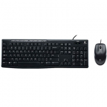 罗技 MK200 键鼠套装电脑键盘 （单位：套） 黑色