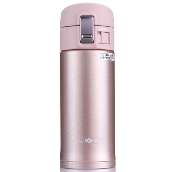 象印保温保冷杯 360ml不锈钢真空户外防漏弹盖直饮水杯子 SM-KB36-PX