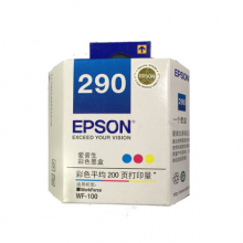 爱普生（EPSON）T290 彩色墨盒 (适用WF-100/WF-110机型) 约200页