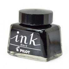 百乐（PILOT）非碳素墨水 不堵笔钢笔墨水30ml 黑色INK-30-B 