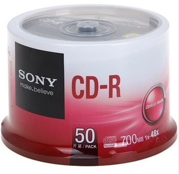 办公索尼CD刻录盘CD-R